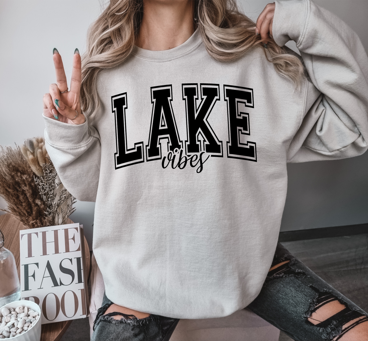 Lake Vibes Summer Crewneck