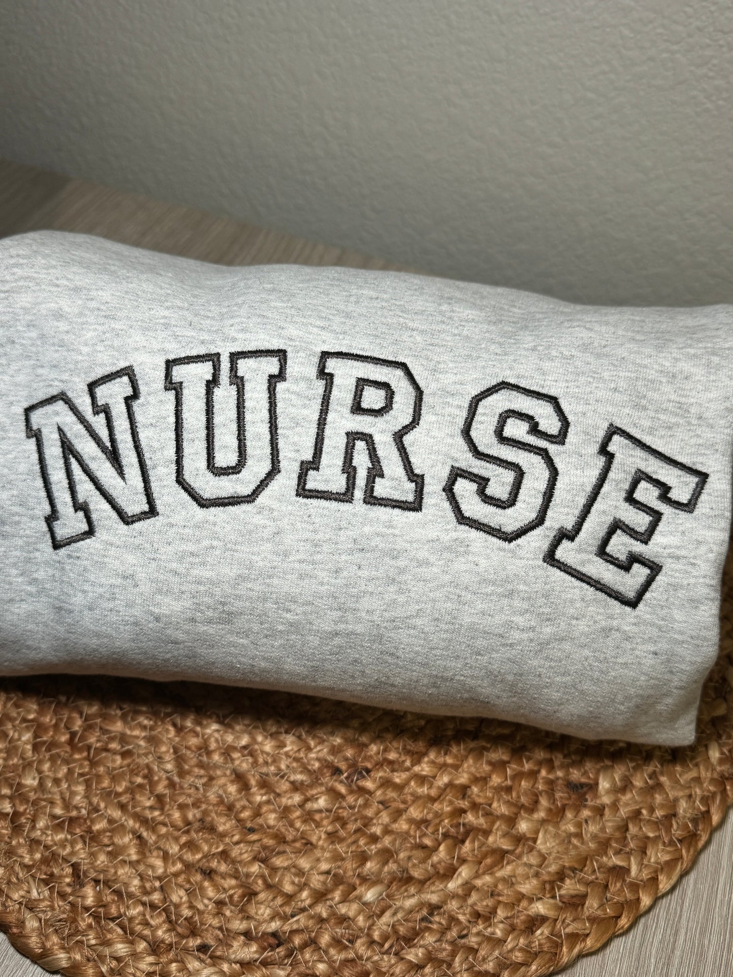 Ash gray nurse sweatshirt