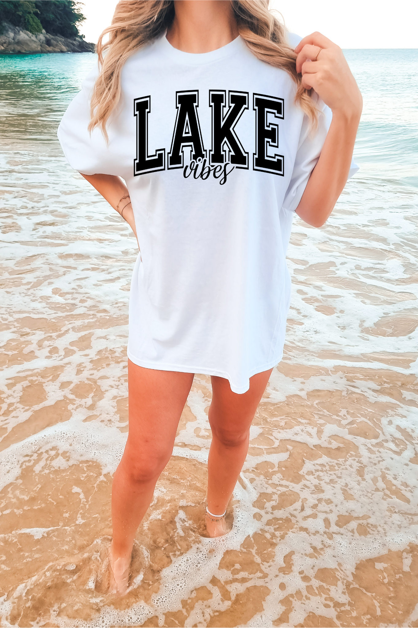 Lake Vibes Simple Tee