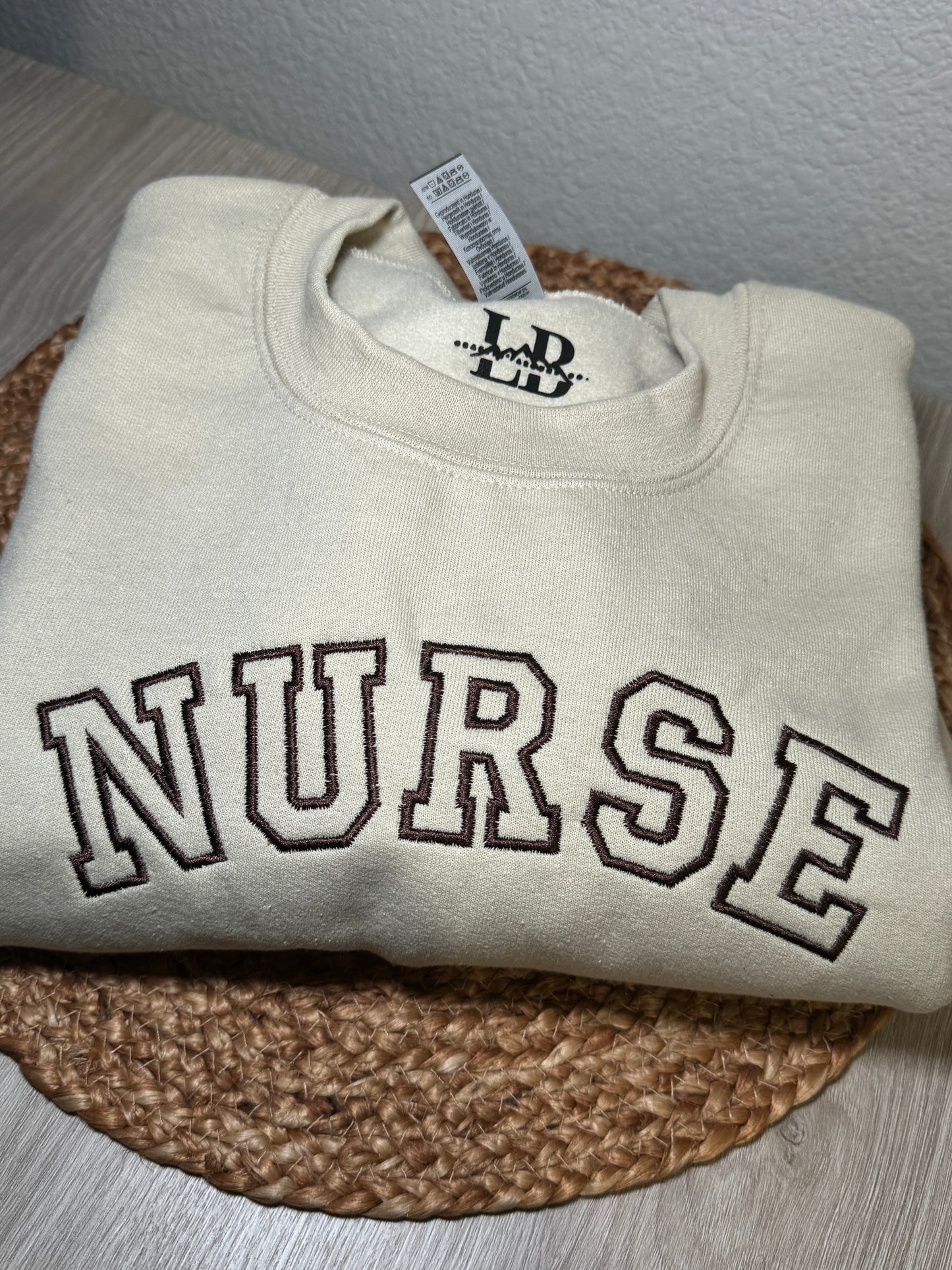 Nurse sand sweatshirt