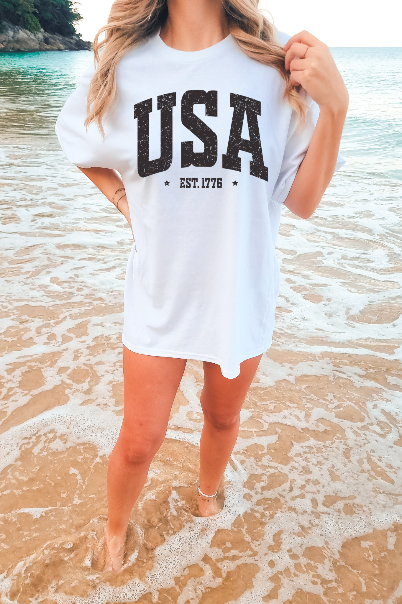 Simple USA Tee