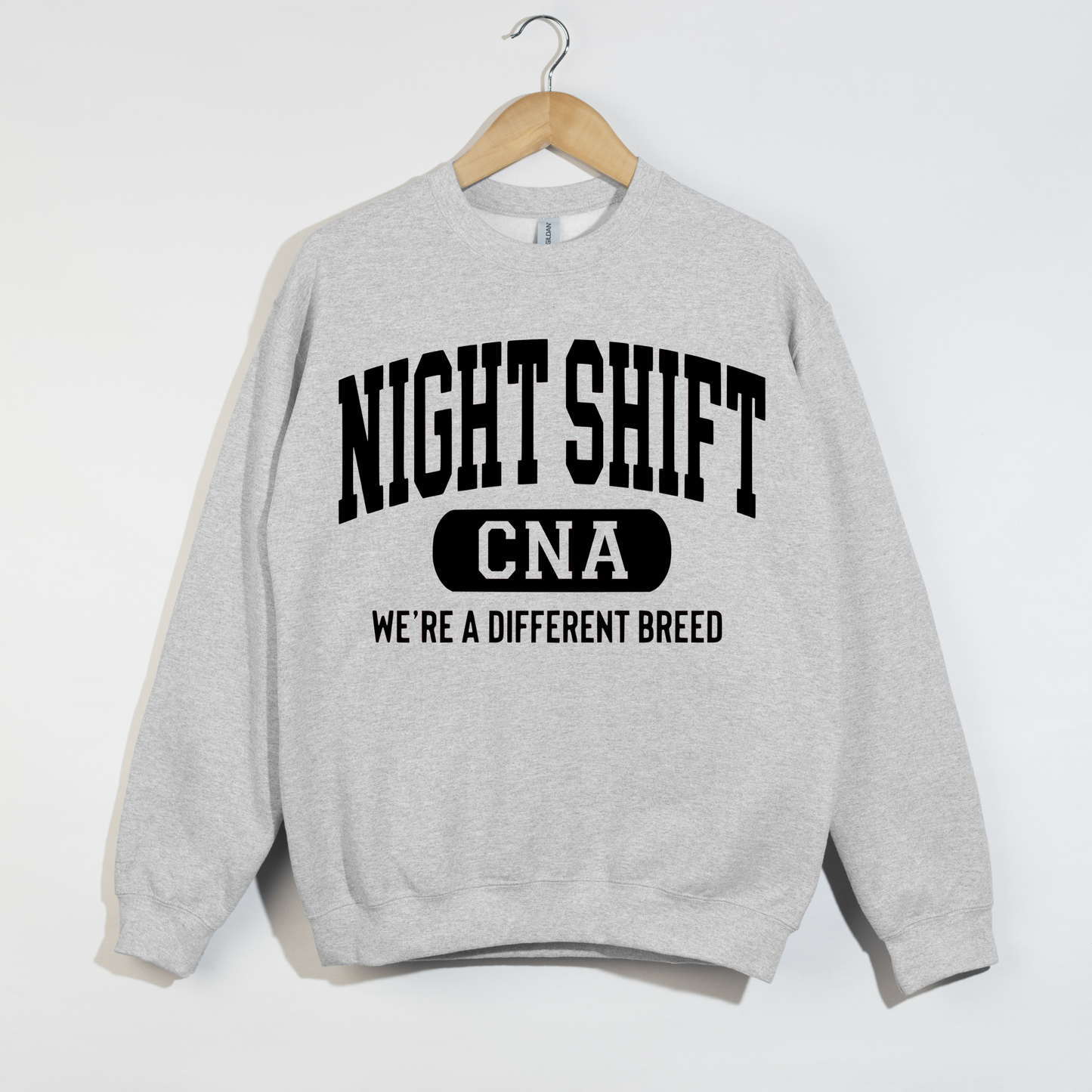 Night Shift CNA Sweatshirt | Sweatshirt for Certified Nursing Assistants