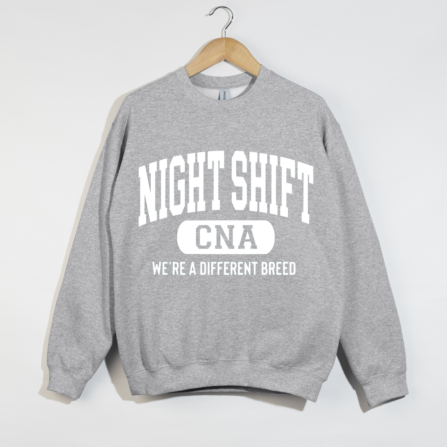 Night Shift CNA Sweatshirt | Sweatshirt for Certified Nursing Assistants