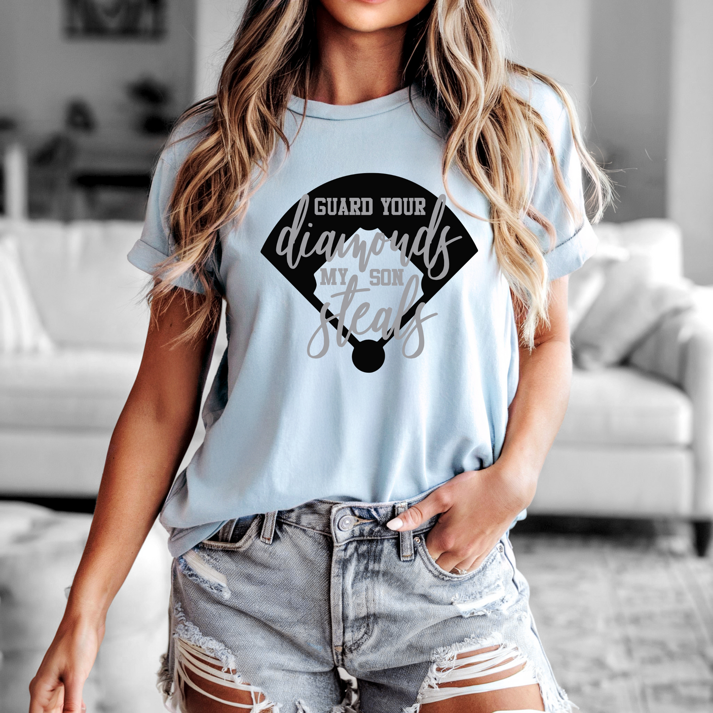 Baseball guard your diamonds Tee
