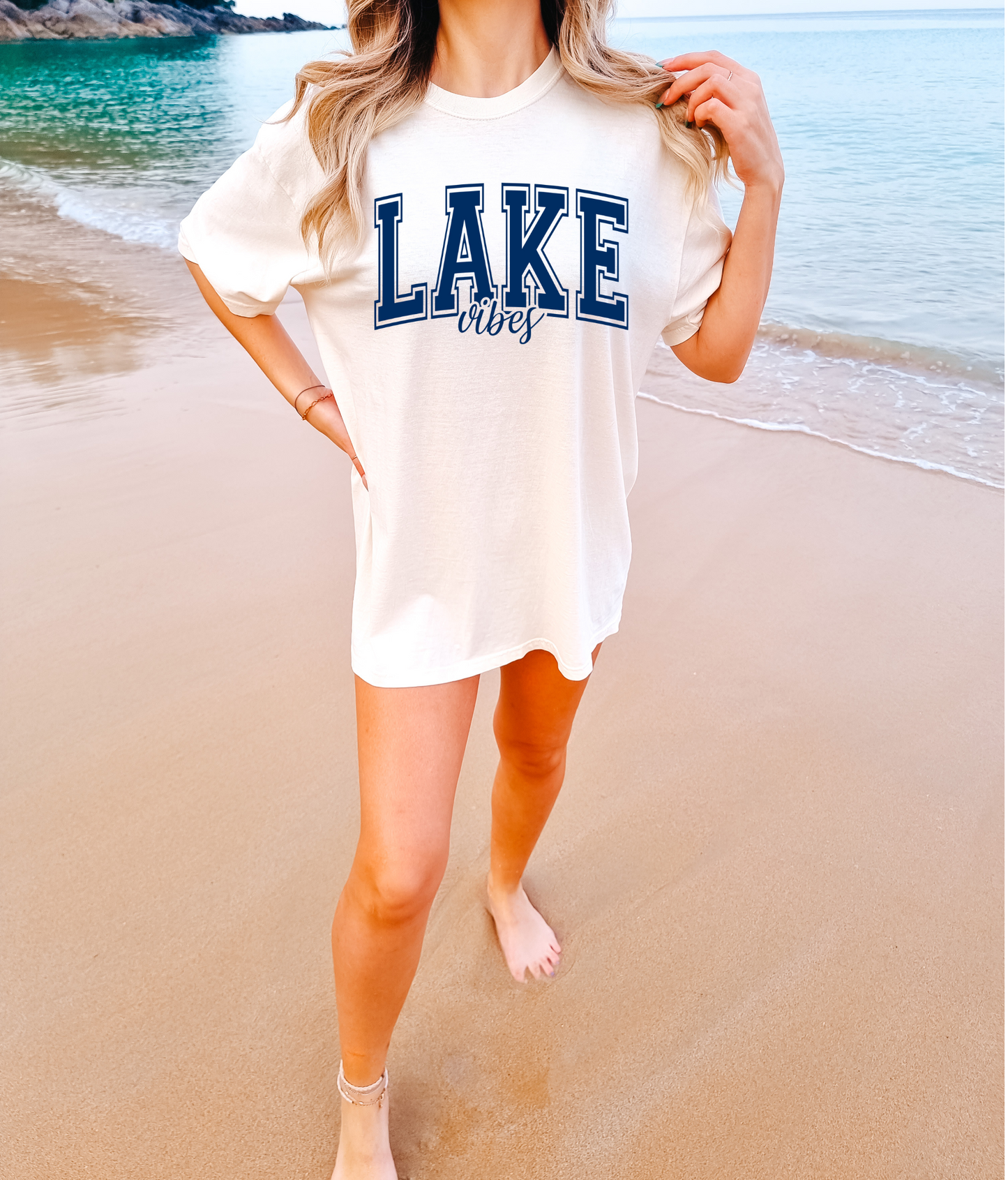 Lake Vibes Simple Tee