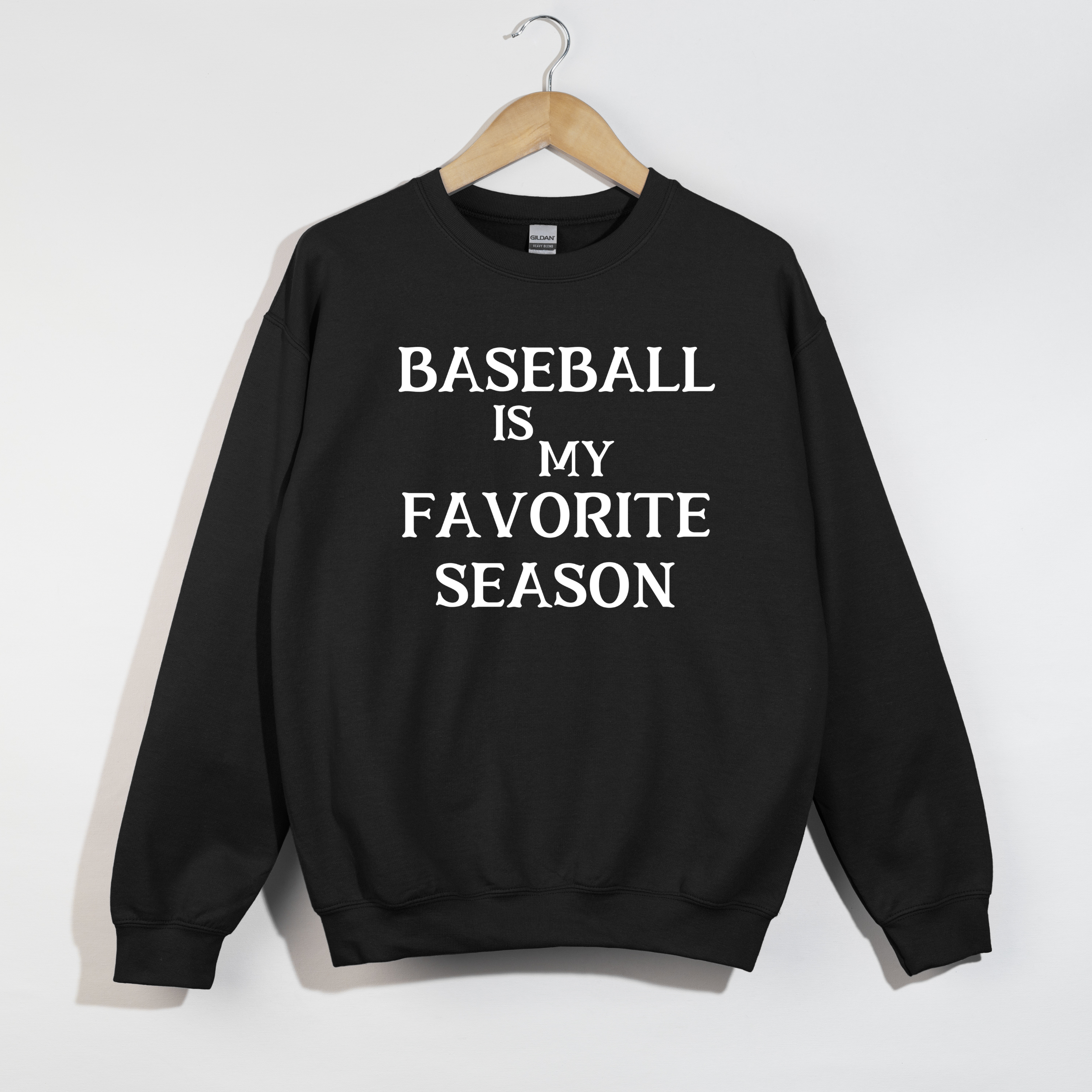 Baseball black sweatshirt
