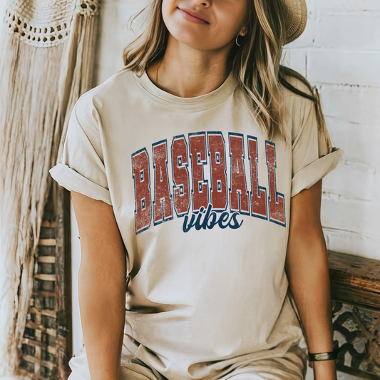 Baseball vibes shirt