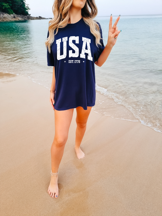 Simple USA Tee